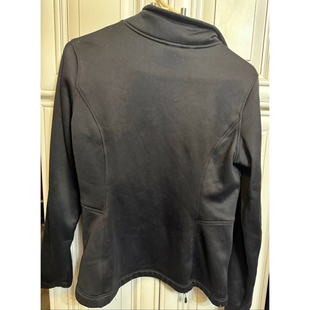 The North Face Women's Full Zip Fleece Lined Jacket Black Small - Picture 2 of 9